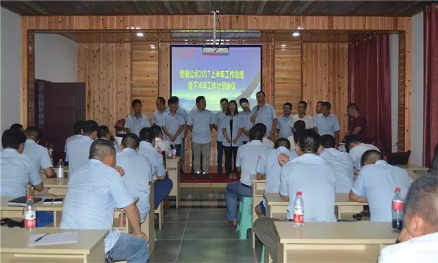 重慶智邦工程機(jī)械（集團(tuán)）營銷公司2017上半年度工作會議